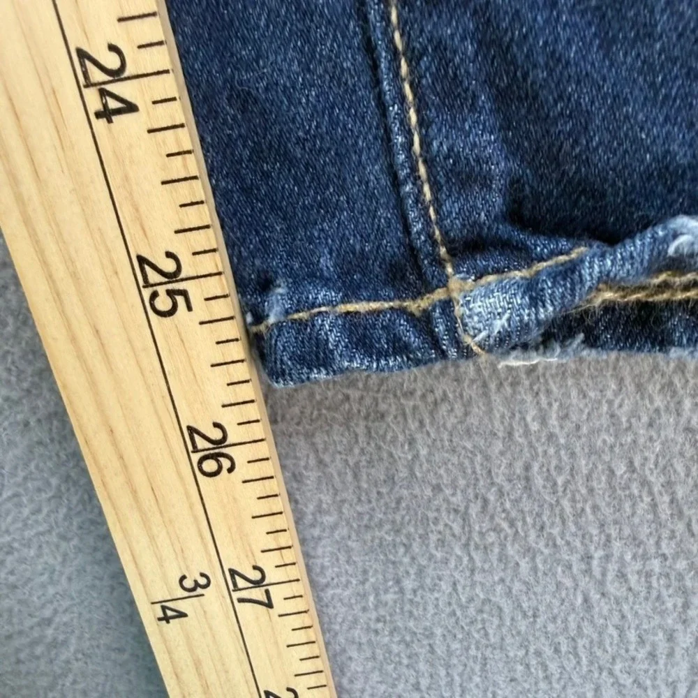 Lucky Brand Jeans‎ Women 6/28 Blue Sienna Boyfriend Distressed Seagraves Denim